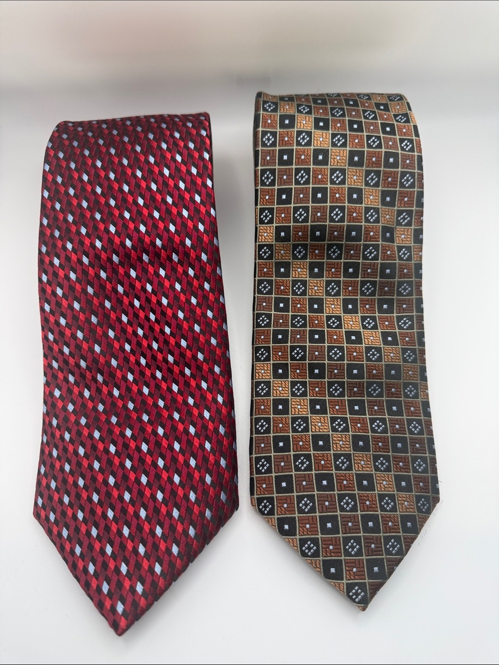 Ebro 2 100% silk tie (Long) both with beautiful colors!